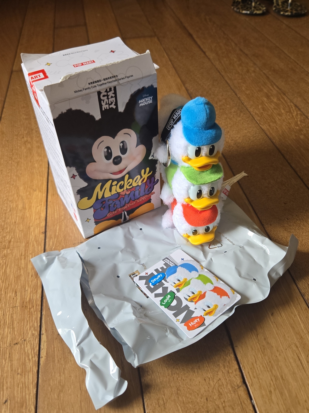 PopMart Disney Stackable Duck Plush Trio - Blue, Green, Red *SECRET* Blind Box